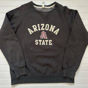 Arizona State Sun Devils ASU Crewneck Sweatshirt Ouray Women’s Large Gray